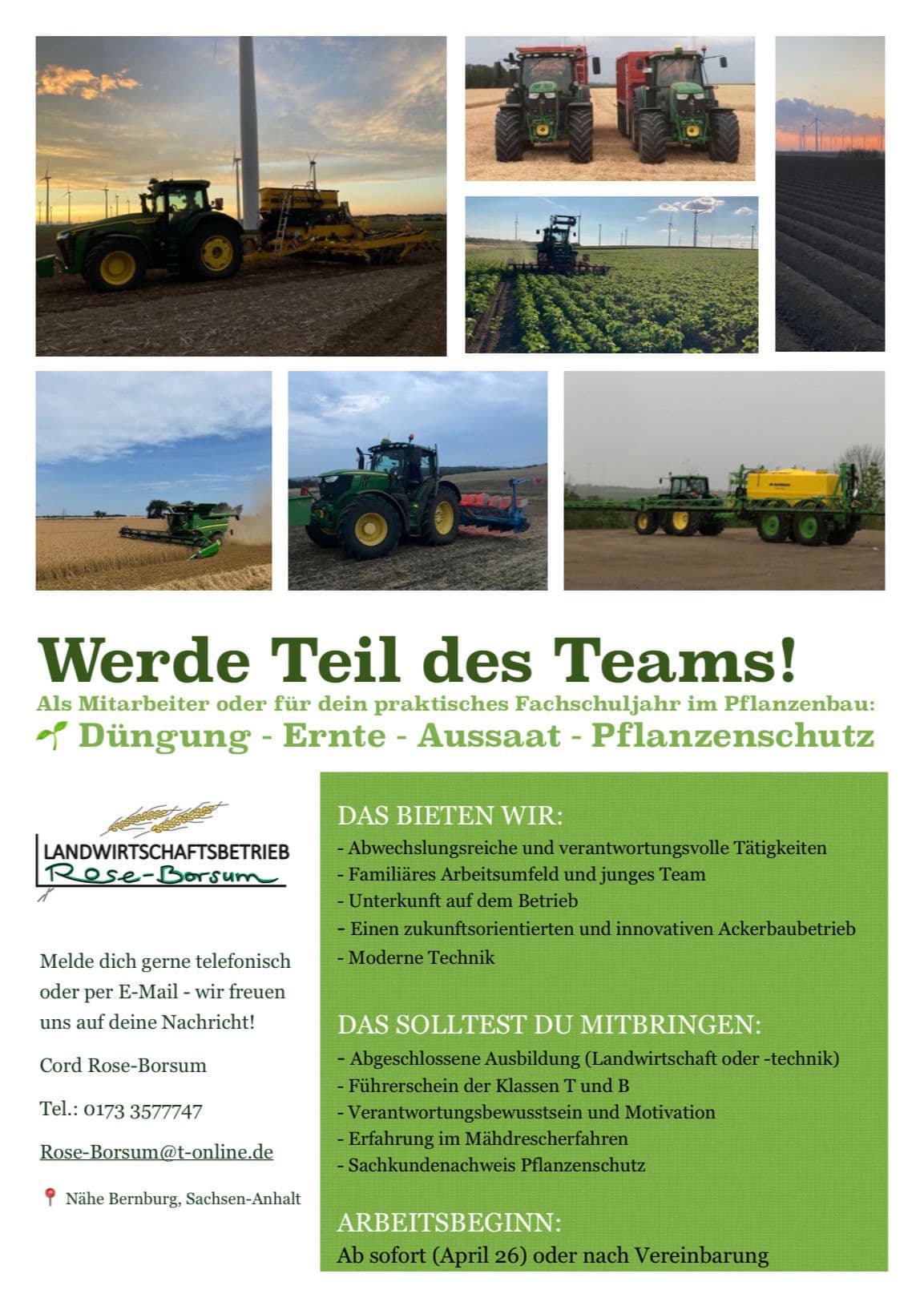 Werde Teil des Teams!